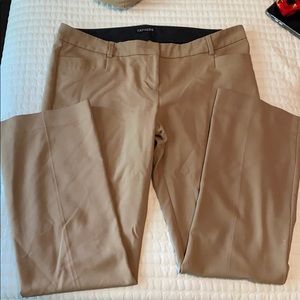 Express Camel Columnist Dress Pants Boot Cut 12